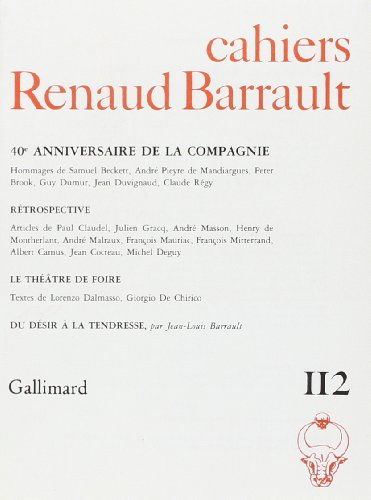 Stock image for Cahiers Renaud-Barrault N 62, Saint-Exupry for sale by Librairie Th  la page