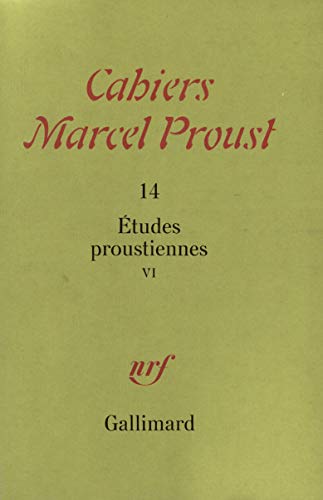 Beispielbild fr tudes proustiennes Tome 6 : tudes proustiennes zum Verkauf von Revaluation Books
