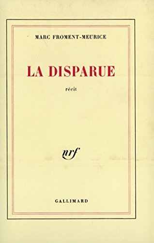 Stock image for La Disparue for sale by Ammareal