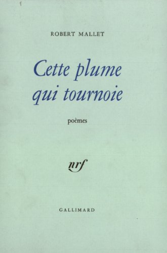 9782070712113: Cette plume qui tournoie