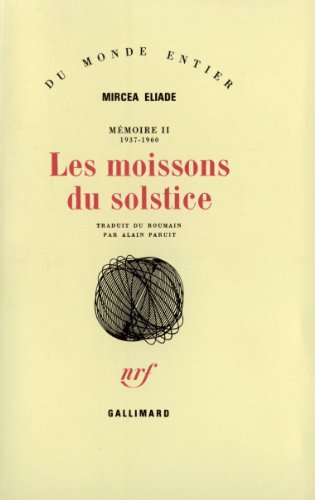 Beispielbild fr Mmoire II 1937 - 1960. Les moissons du soltice. zum Verkauf von Loc Simon