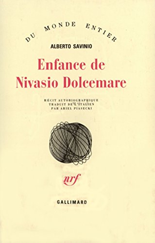 Beispielbild fr Enfance de Nivasio Dolcemare zum Verkauf von medimops