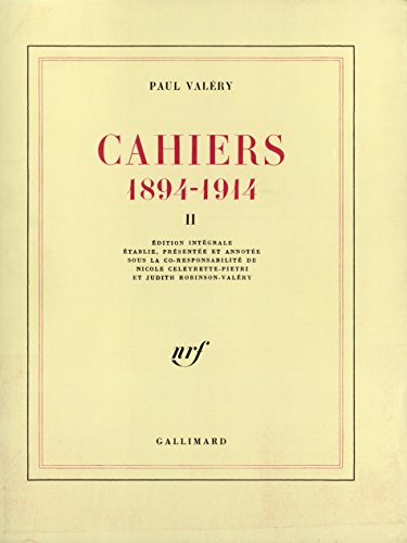 9782070714889: Cahiers (Tome 2): (1894-1914)