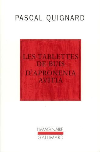 Stock image for Les Tablettes de buis d'Apronenia Avitia (L'IMAGINAIRE) for sale by WorldofBooks