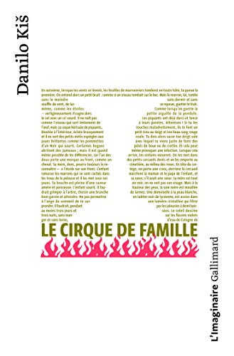 9782070716753: Le cirque de famille: Chagrins prcoces ; Jardin, cendre ; Sablier