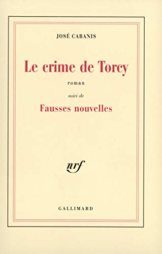 Imagen de archivo de Le Crime de Torcy / Fausses nouvelles a la venta por Mli-Mlo et les Editions LCDA
