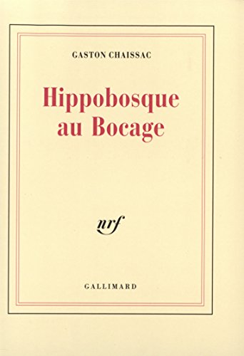 9782070718986: Hippobosque au Bocage