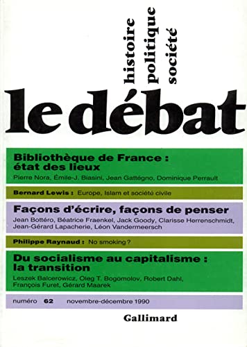 9782070720477: Le Dbat (Revue Le Dbat)