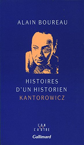 Stock image for Histoires d'un historien: Kantorowicz for sale by Sequitur Books