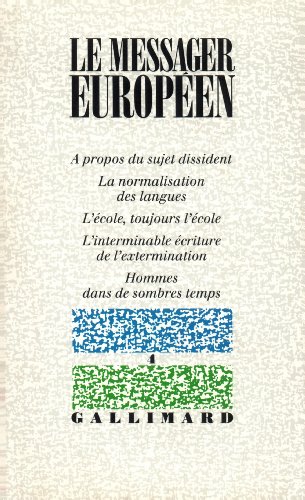 LE MESSAGER EUROPEEN N.4