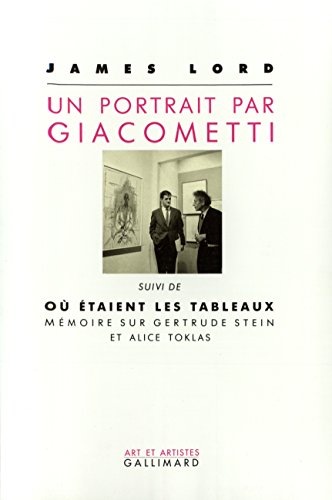 Imagen de archivo de Un Portrait par Giacometti / O taient les tableaux. Mmoire sur Gertrude Stein et Alice Toklas a la venta por Best and Fastest Books