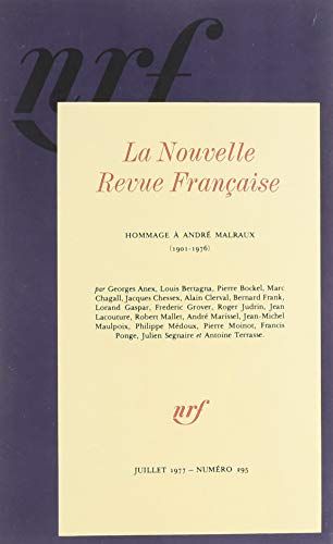 Beispielbild fr hommage a andre malraux - (1901-1976) zum Verkauf von Chapitre.com : livres et presse ancienne