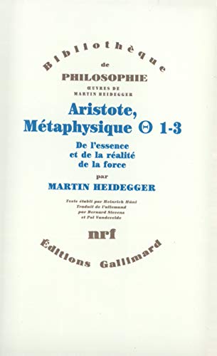 Stock image for Aristote, Mtaphysique Heidegger,Martin; Vandevelde,Pol; Stevens,Bernard and Hni,Heinrich for sale by Librairie LOVE