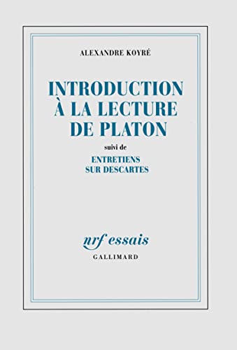 Beispielbild fr Introduction  La Lecture De Platon. Entretiens Sur Descartes zum Verkauf von RECYCLIVRE