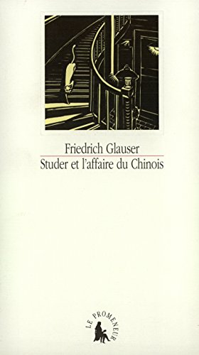 Imagen de archivo de Studer et l'affaire du Chinois a la venta por Ammareal