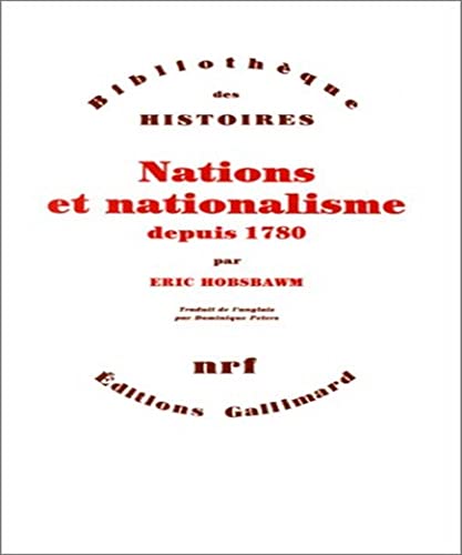 Imagen de archivo de Nations et nationalisme depuis 1780 - Eric John Hobsbawn a la venta por Book Hmisphres