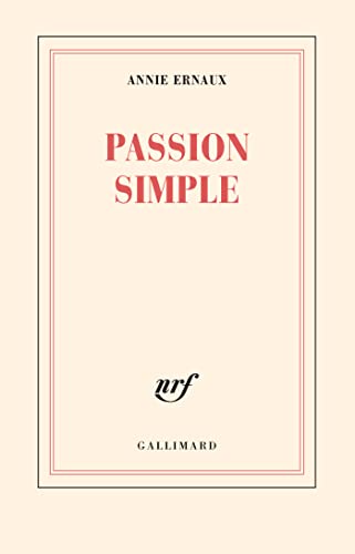 9782070725045: Passion simple - Prix Nobel de Littrature 2022