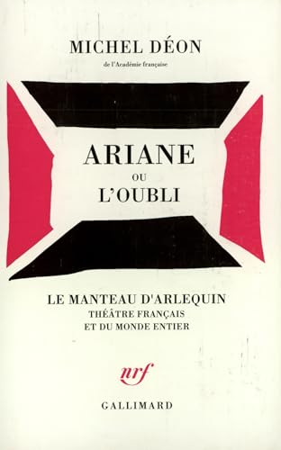 Beispielbild fr Ariane ou L'oubli zum Verkauf von Ammareal