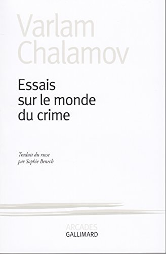 Beispielbild fr Essais sur le monde du crime zum Verkauf von Gallix