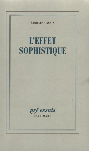 9782070730230: L'effet sophistique