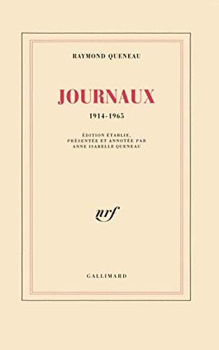 Journaux (1914-1965) (Blanche) (French Edition) (9782070731299) by Queneau, Raymond