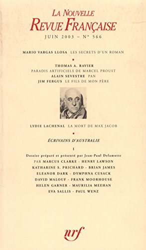 La Nouvelle Revue FranÃ§aise, NÂ° 566 (juin 2003) : (9782070731893) by Gallimard