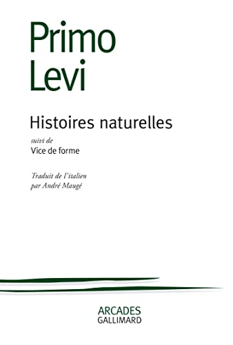 Histoires naturelles / Vice de forme (9782070731992) by Levi, Primo