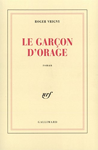 Beispielbild fr Le Garon d'orage zum Verkauf von Ammareal