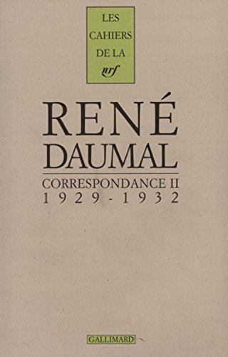 9782070734047: Correspondance (Tome 2-1929-1932)