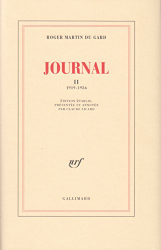 9782070734252: Journal: 1919-1936 (2)