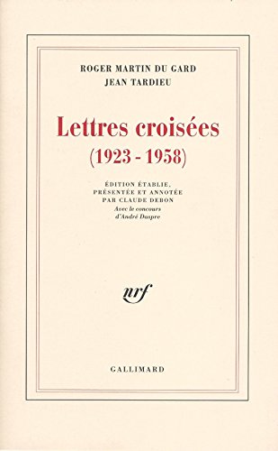 Stock image for Lettres croises (1923-1958). for sale by Librairie Vignes Online