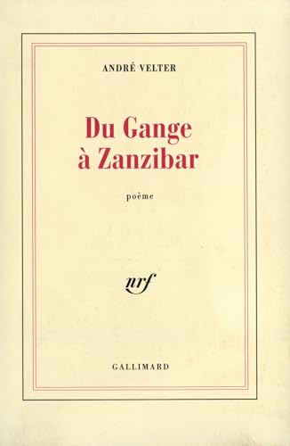 Beispielbild fr Du Gange  Zanzibar zum Verkauf von Ammareal