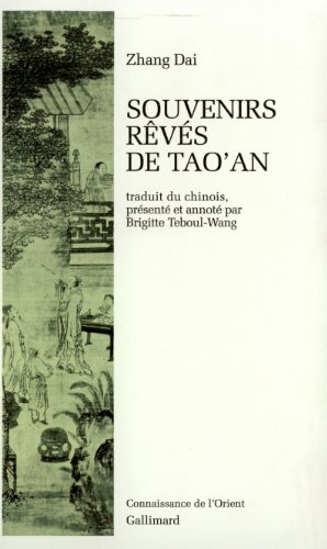 Beispielbild fr Souvenirs rvs de Tao'an zum Verkauf von medimops