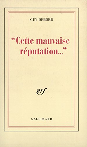 Stock image for Cette mauvaise rputation for sale by Librairie Christian Chaboud
