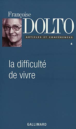 Beispielbild fr La Difficult De Vivre zum Verkauf von RECYCLIVRE