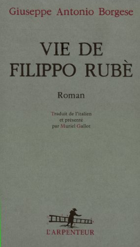 Beispielbild fr Vie de Filippo Rub zum Verkauf von Ammareal