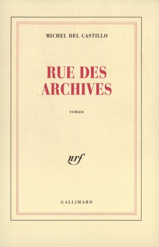 9782070738588: Rue des Archives