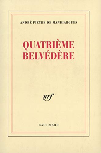 Imagen de archivo de Quatrime belvdre a la venta por Revaluation Books