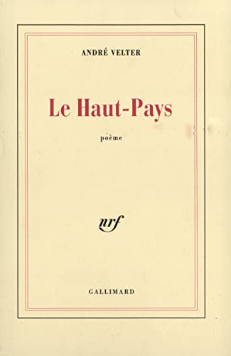 Imagen de archivo de Le haut-pays a la venta por Ammareal