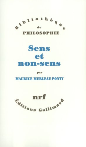 9782070743551: Sens et non-sens