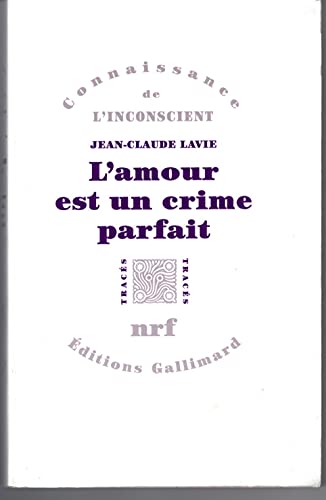 Beispielbild fr L'amour Est Un Crime Parfait zum Verkauf von RECYCLIVRE