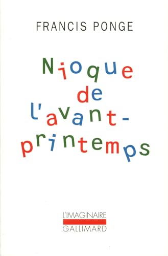 Beispielbild fr Nioque De L'avant-printemps zum Verkauf von RECYCLIVRE