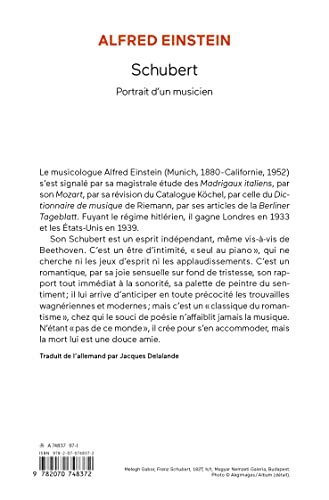 Schubert: Portrait d'un musicien (9782070748372) by Einstein, Alfred