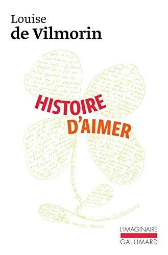 Stock image for Histoire d'aimer for sale by medimops