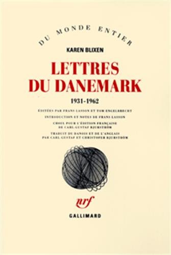 Stock image for Lettres du danemark 1931-1962 (1931-1962) for sale by medimops