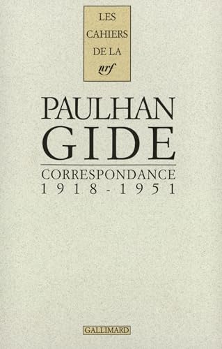 CORRESPONDANCE, 1918-1951. Annotated by Frederic Grover & Pierrette Schartenberg-Winter.