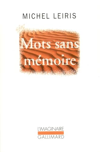 Stock image for Mots sans m moire for sale by ThriftBooks-Dallas