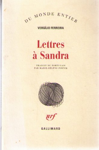 Imagen de archivo de Lettres  Sandra a la venta por Ammareal