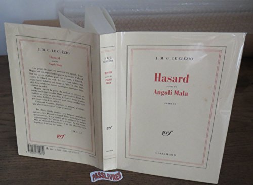 Stock image for Hasard: Suivi de, Angoli Mala : romans for sale by Wonder Book