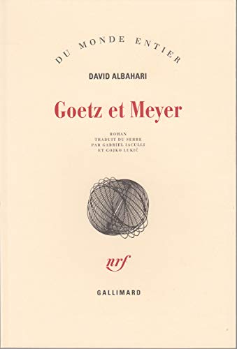 Goetz et Meyer (9782070756261) by Albahari, David